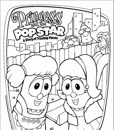 Online Coloring Veggietales | Free Coloring Online