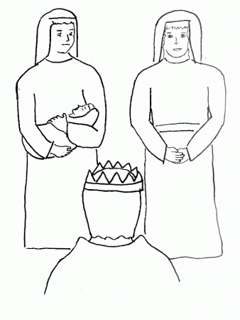 Bible Story Coloring Page God Gives Solomon Wisdom | Free Bible 