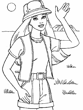 Barbie 15 cartoons coloring pages coloring book | Coloring Pages Blog