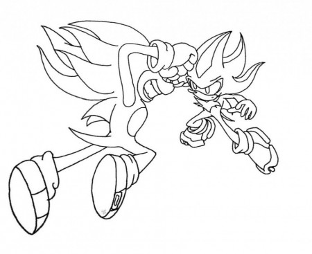 Sonic Coloring Pages Metal Sonic Coloring Pages Coloriage Kids 