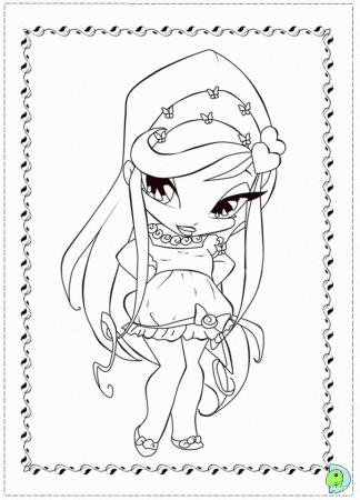 Pop Pixies Coloring page