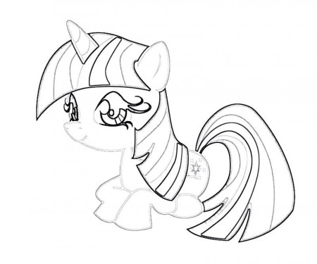 11 Twilight Sparkle Coloring Page