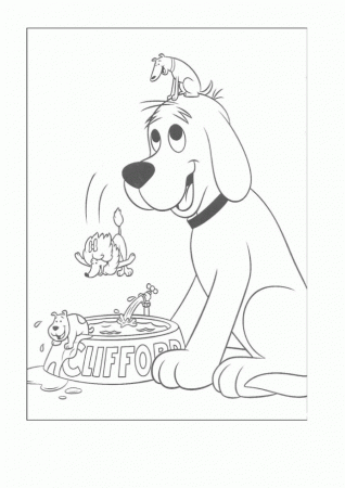 Series Clifford Print Coloring Pages 12 267088 Clifford Coloring Page