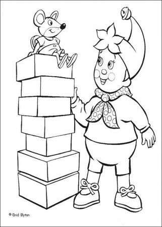 NODDY coloring pages : 59 free printables of cartoon characters to 