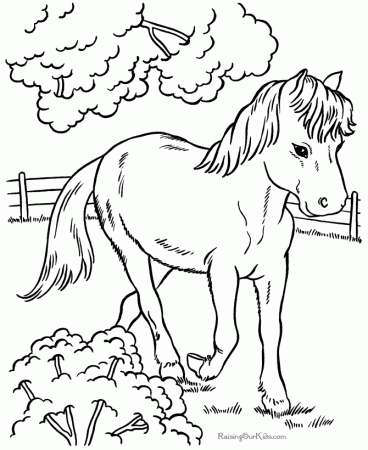 Horse Pictures To Print And Color | Disney Coloring Pages | Kids 