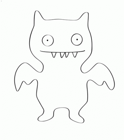 ugly doll coloring page