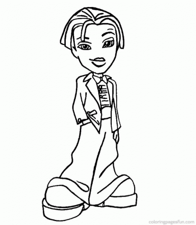 Bratz Boys Coloring Pages 6 | Free Printable Coloring Pages 