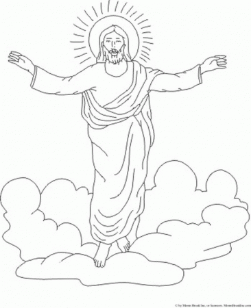 Coloring Pages Ascension Thursday 162 | Free Printable Coloring Pages