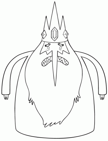 Ice King Coloring Page | Free Printable Coloring Pages