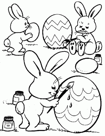 easter coloring pages printable