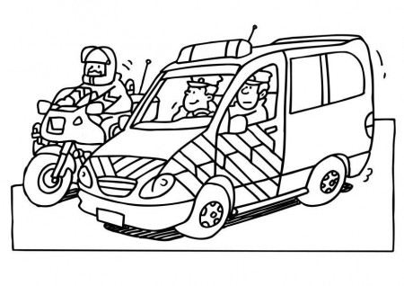 Coloring page policemen - img 22562.