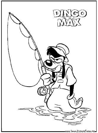 goofy Coloriage