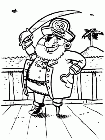 Pirate Coloring Pages