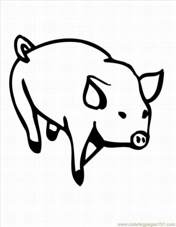 Coloring Pages Pig Coloring Book Pages 1 Lrg (Mammals > Pig 