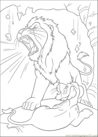 Coloring Pages Samsons Roar (Cartoons > The Wild) - free printable 