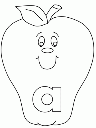 Alphabet A Coloring Pages For Kids | Coloring Pages