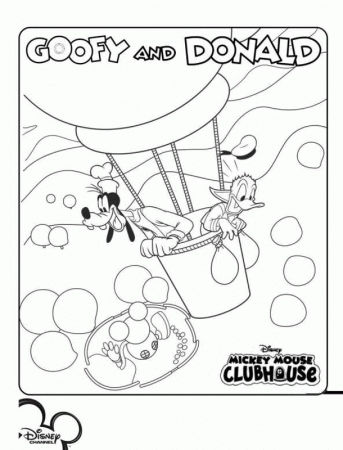 Mickey Mouse Clubhouse Coloring Pages 4 | Free Printable Coloring 