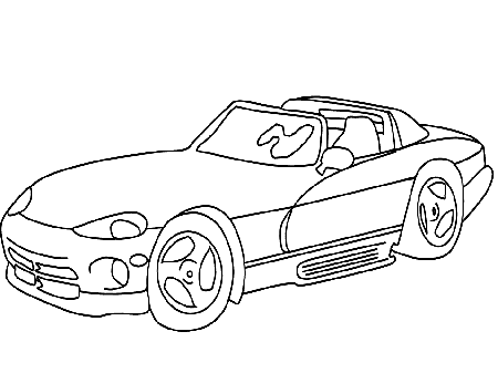 Car Coloring Page