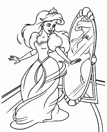 The little Mermaid coloring pages | Princess coloring pages | #26 
