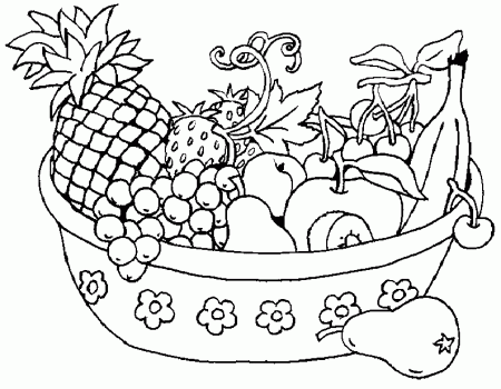 Fruit Coloring Pages fruit of the spirit coloring pages – Kids 