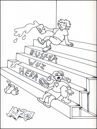 ACTIVITIES FOR KIDS BUSTER THE BULLY 246012 Anti Bullying Coloring 