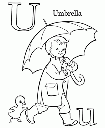 Letter U Coloring Pages - Free Printable Coloring Pages | Free 