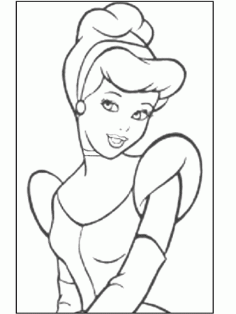 Cinderella coloring pictures