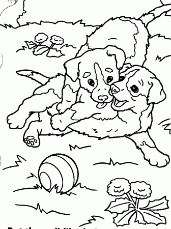 puppy coloring pages for kids best picture