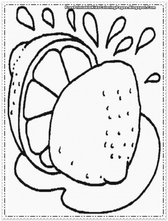 Coloring Pages Of Oranges | Best Coloring Pages