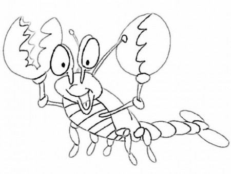 Lobster Coloring Page For Kids | 99coloring.com