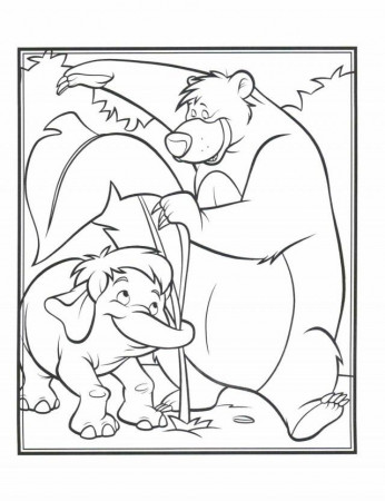 Coloring Pages Of Jungle Animals Jungle Book Color Kids 174744 