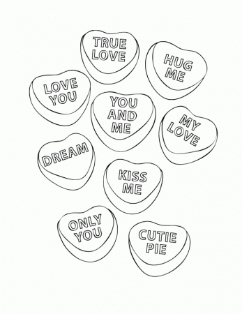 Valentines Hearts Coloring Pages | Rsad Coloring Pages