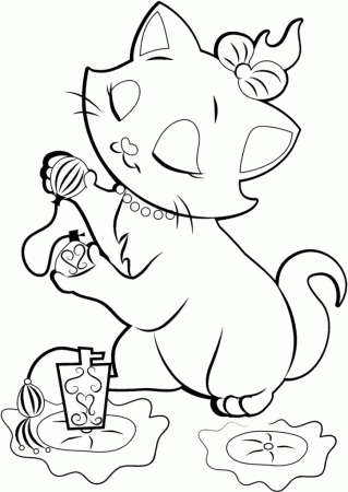 baby cat Colouring Pages (page 2)