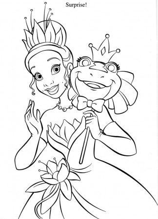 Disney Princess And The Frog Coloring Pages #3112 | Pics to Color