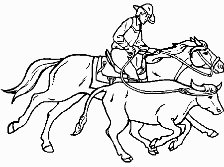 west theme Colouring Pages