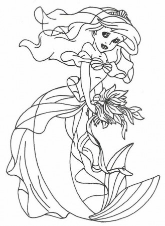 cartoon mermaid Colouring Pages (page 3)
