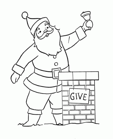 BlueBonkers : Santa Claus Coloring pages - 8