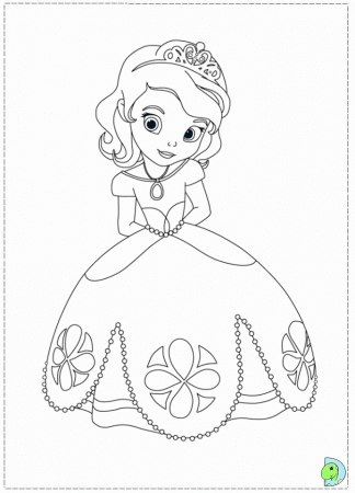 Sofia the First Coloring page