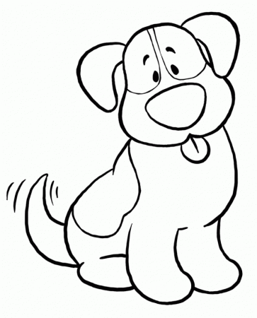 Toddler Color Pages Houd Dog Animal Coloring Page For Toddler 