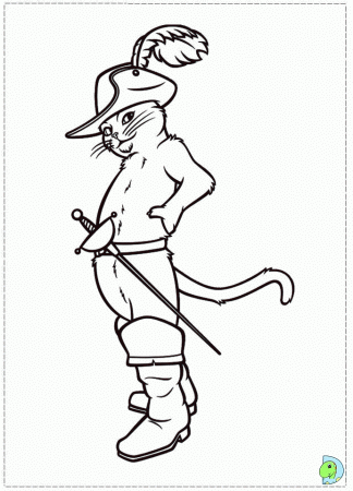 puss in boots pictures Colouring Pages