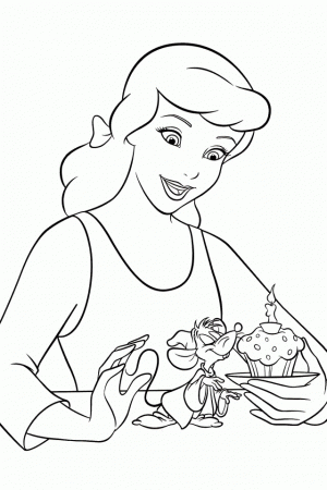 Disney Princess Cinderella Coloring Pages 640×960 #8102 Disney 