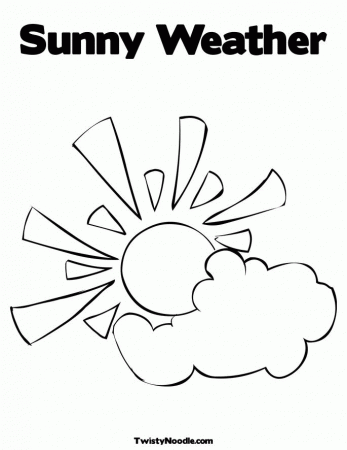 weather pictures Colouring Pages (page 2)