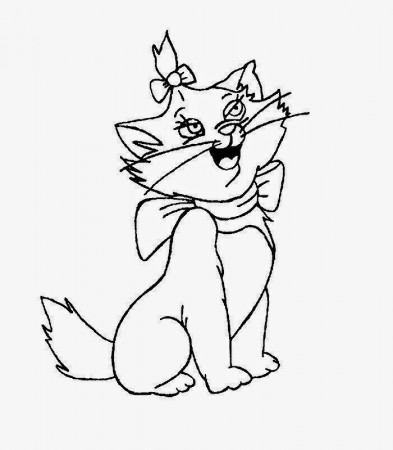 Cuentos infantiles: Los Aristogatos. Dibujos para colorear e imprimir.