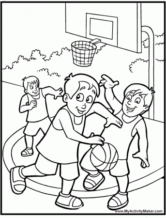 Basketball Coloring Pages | Coloring Pages