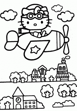 Hello-Kitty-Coloring-Pages-To-Print | COLORING WS