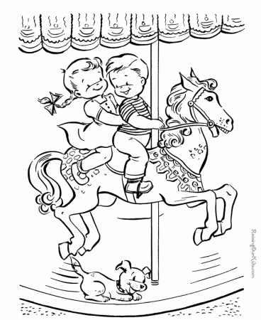 Horse coloring pictures 008