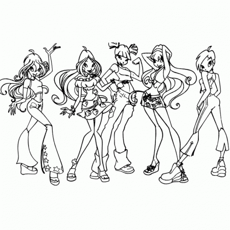 baby winx Coloriage