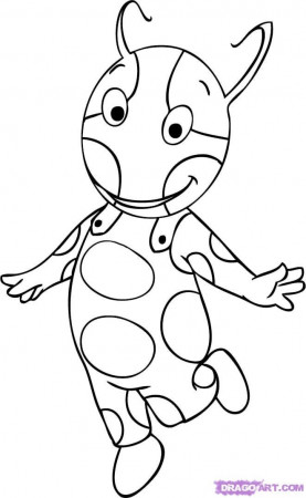 Backyardigans Coloring Pages backyardigans coloring pages uniqua 