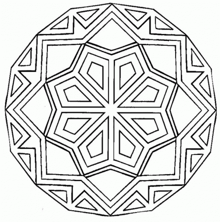 Coloring Page Mandala - HD Printable Coloring Pages