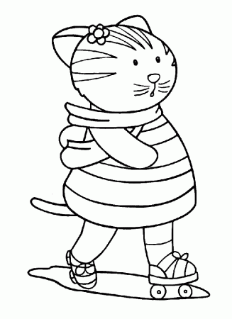 Cats coloring pages